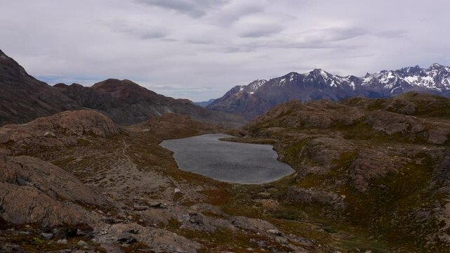 De Los Juncos lagoon in Patagonia