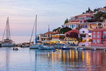 Assos village in Kefalonia, Greece
