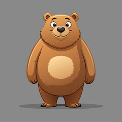 Dive into the world of friendship and fun with our cheerful bear
