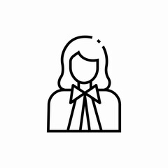 business women icon sign vector