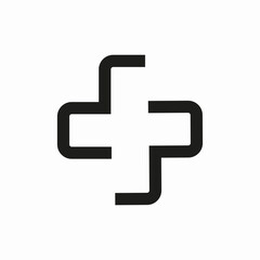 Obraz premium health care icon sign vector