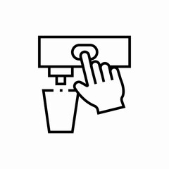 self service icon sign vector