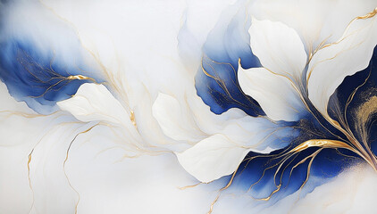 Tapeta kwiaty, abstrakcja