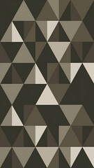 Abstract Geometric Pattern Brown White Minimalist Design 
