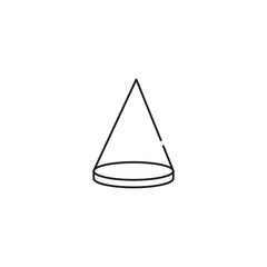 cone icon vector