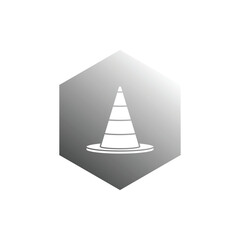 Fototapeta premium cone icon vector