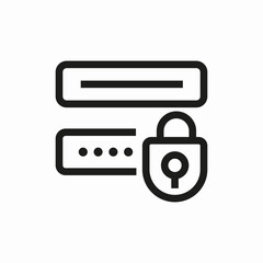 secured bank card icon sign vector