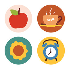 Cute cartoon illustration