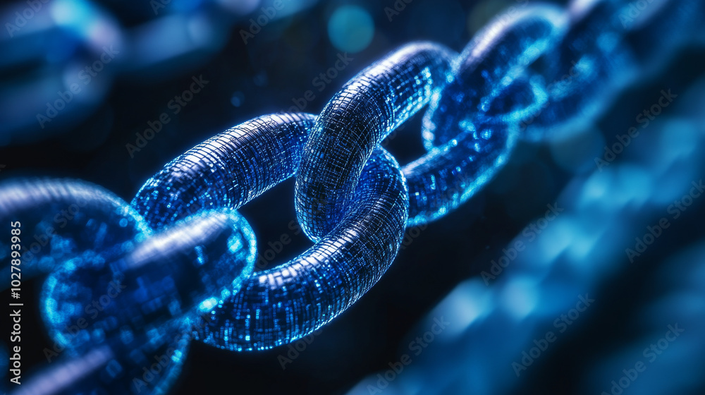 Poster blockchain technology uses digital currency mining and big data to track and verify transactions. th