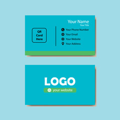 Business card design template, Clean professional business card template, visiting card, business card template.
