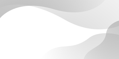 Minimalist White and gray wave quality abstract background design. for website, banner, poster, brochure. vector illustration