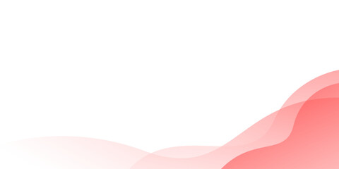 Red subtle wave modern background with white space for text and message. design templates
