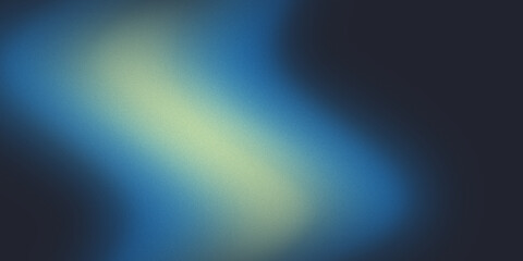 Blue and lemon grainy gradient background, multicolor monochrome abstract noise texture effect banner header backdrop design
