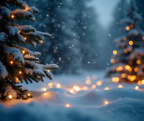 mesmerizing backdrop twinkling lights shimmering gold accents bring magic winter wonderland
