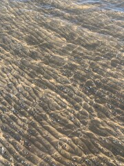 waves on the beach, clear water