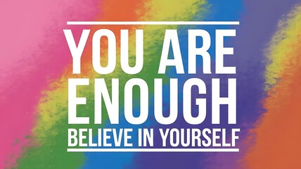 You Are Enough T-shirt Design Motivational Quote, Illustartion,Typography,Banner,Poster