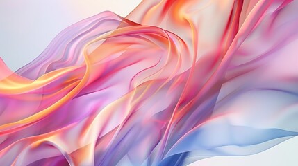 Fototapeta premium Abstract background with vivid colors blending into each other and forming smooth lines and shapes