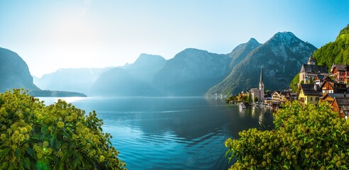 Widok na jezioro Hallstat, Austria, Alpy, Górna Austria © grzegorz_pakula
