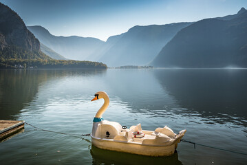 Widok na jezioro Hallstat, Austria, Alpy, Górna Austria © grzegorz_pakula