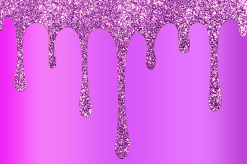 Purple dripping glitter background, Dripping Glitter Background