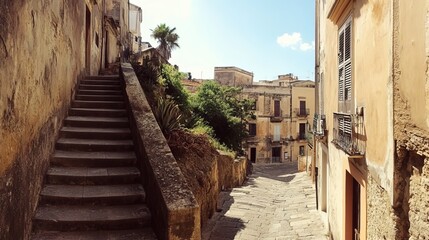 Obraz premium Sciacca's ancient town