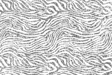 Silver Glam Glitter Animal Skin Texture Background, Animal Skin Pattern.