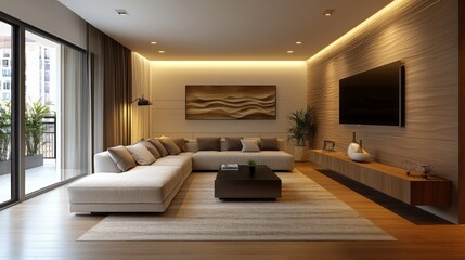 Modern Living Room Interior