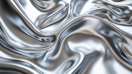 Silky Metallic Fabric Background