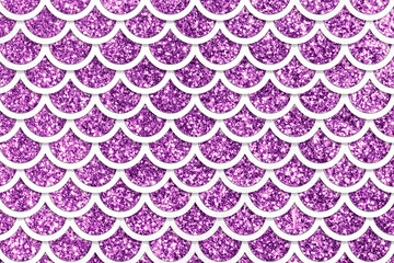 Glitter Mermaid Skin Pattern Background