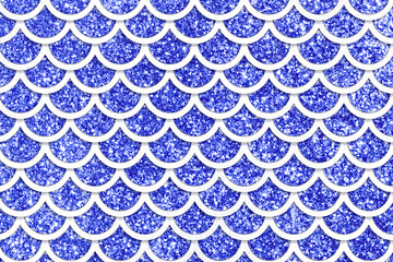 Fototapeta premium Glitter Mermaid Skin Pattern Background