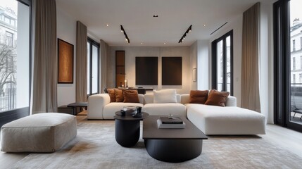 Contemporary Minimalist Living Room
