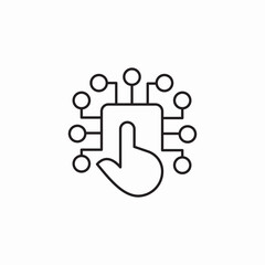 intelligent solutions icon sign vector