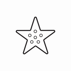 ocean star icon sign vector