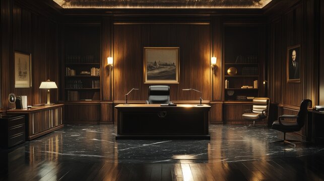 Luxurious Executive Office Interior