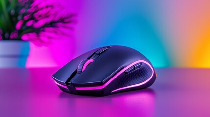 Stylish Computer Mouse with Colorful Backlight