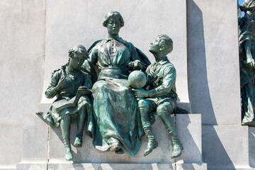 Naklejka premium George-Étienne-Cartier-Monument Montreal Québec Canada
