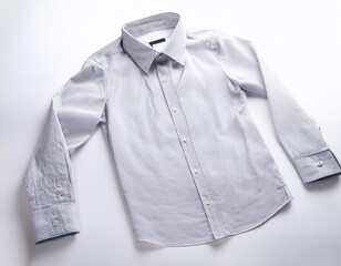 White shirt isolated on a white background