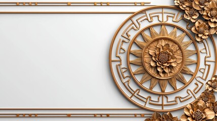 Elegant Japanese Circular Pattern Design