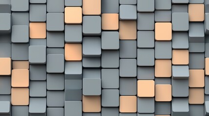 Geometric Minimalist Pattern with Sophisticated Blocks