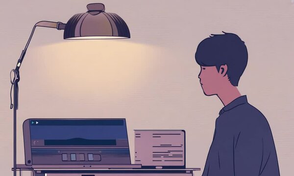 person with computer