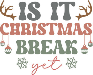 Christmas text design