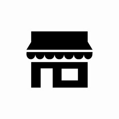 shop store building icon sign vector