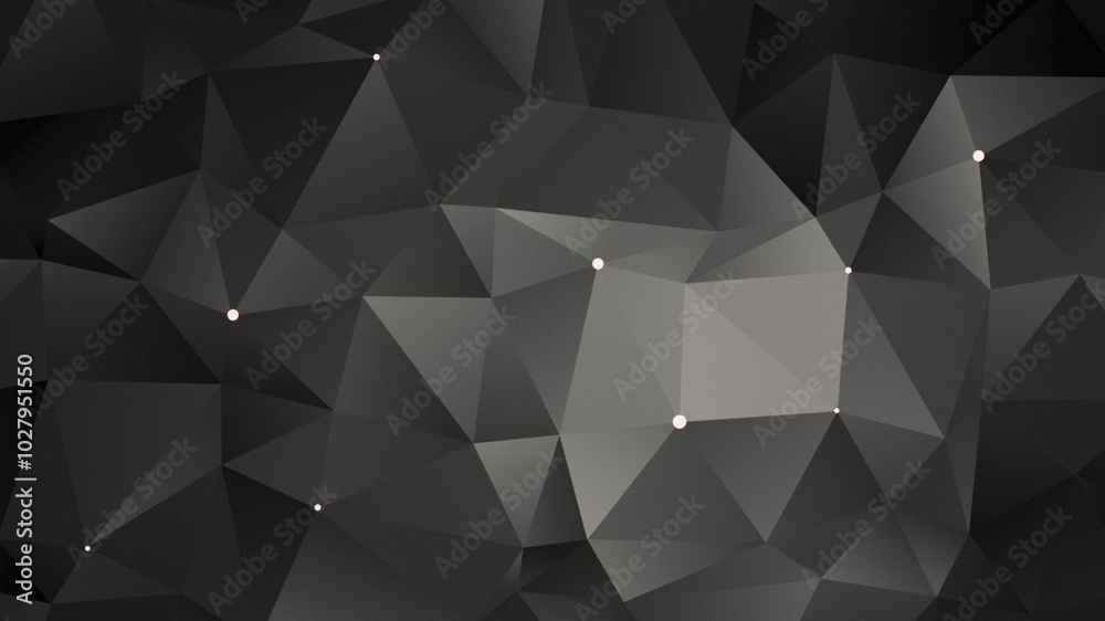 Poster abstract and modern grainy polygon vector pattern background in black and white. high resolution ful