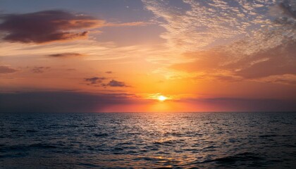 Obraz premium sunset over the sea