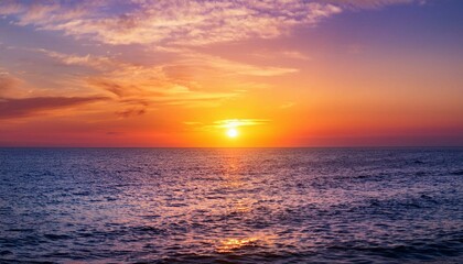 Obraz premium sunset over the sea