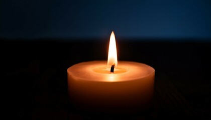 Fototapeta premium candle in the dark