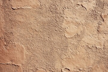 Fototapeta premium A rustic clay wall shows unique textures and shades, ideal for backgrounds or artistic design elements in various settings
