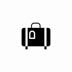 suitcase sign icon sign vector
