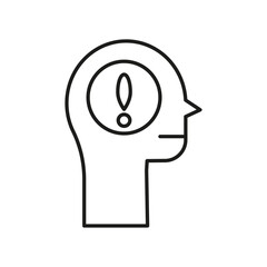 Psychological treatment icon flat line symbol set.