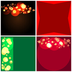 Abstract background, bokeh lights. Holiday. New Year.
